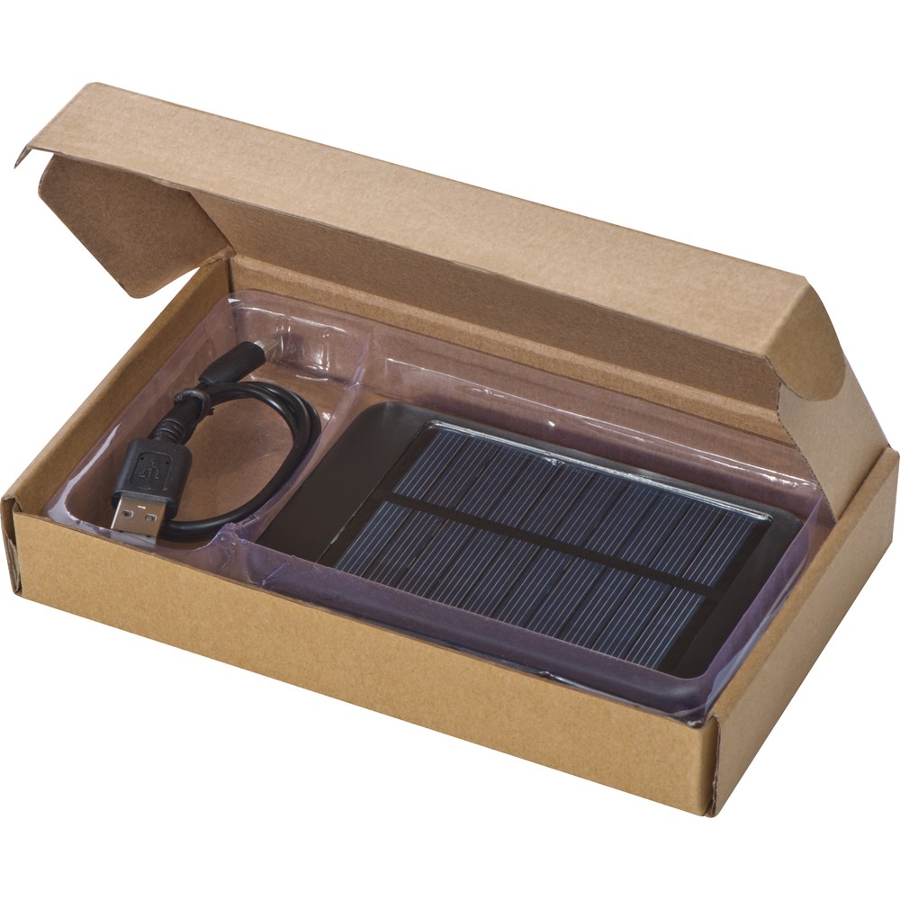 Solar metalen powerbank